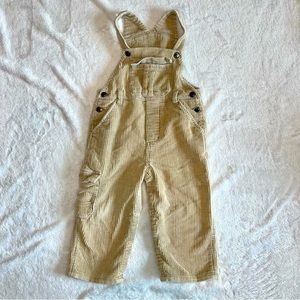 Baby/Toddler Corduroy Khaki Overalls - Size  24M - Retails $35